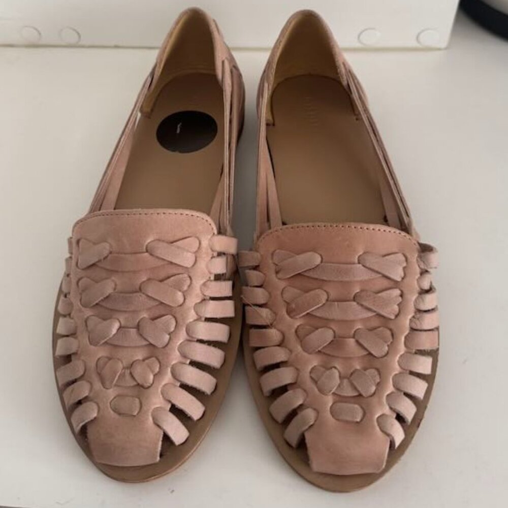 Nisolo Huarache Sandal Desert Rose/Tan 6.5